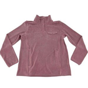 32 Degrees | Women's Fleece Pullover Sweater | Mauve | Size Small